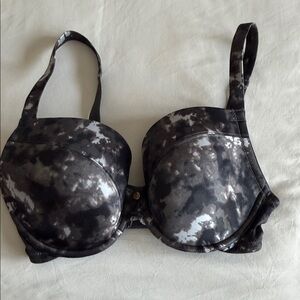 Le Mystere Black & Gray Marble Molded T-Shirt Bra